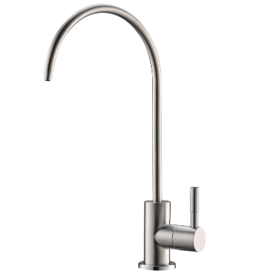 Brushed Nickel drinking water faucet finish for Ottawa kitchens