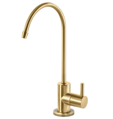 Brushed Gold drinking water faucet finish for Ottawa kitchens